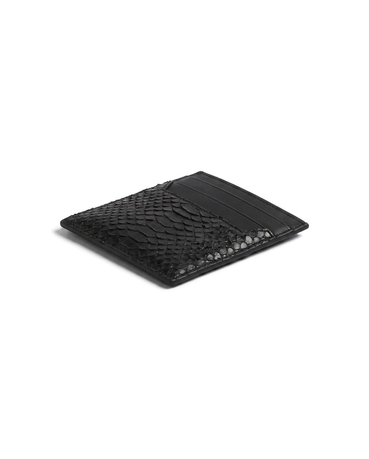 Black Python Cardholder, lateral