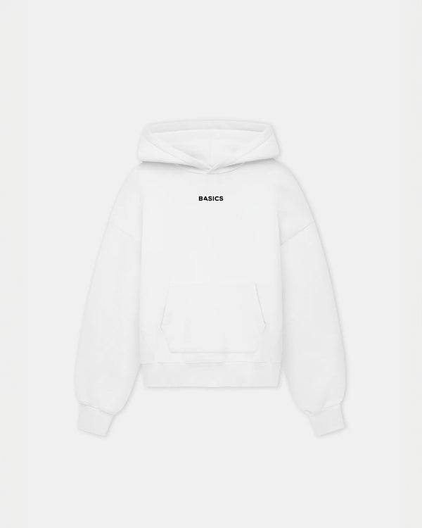 BIG LOGO PRISTINE WHITE HOODIE