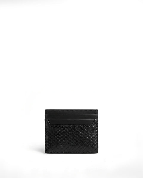 Black Python Cardholder