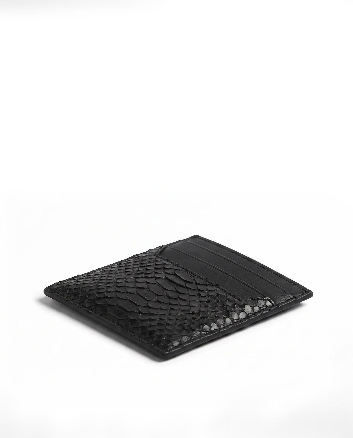 Black Python Cardholder