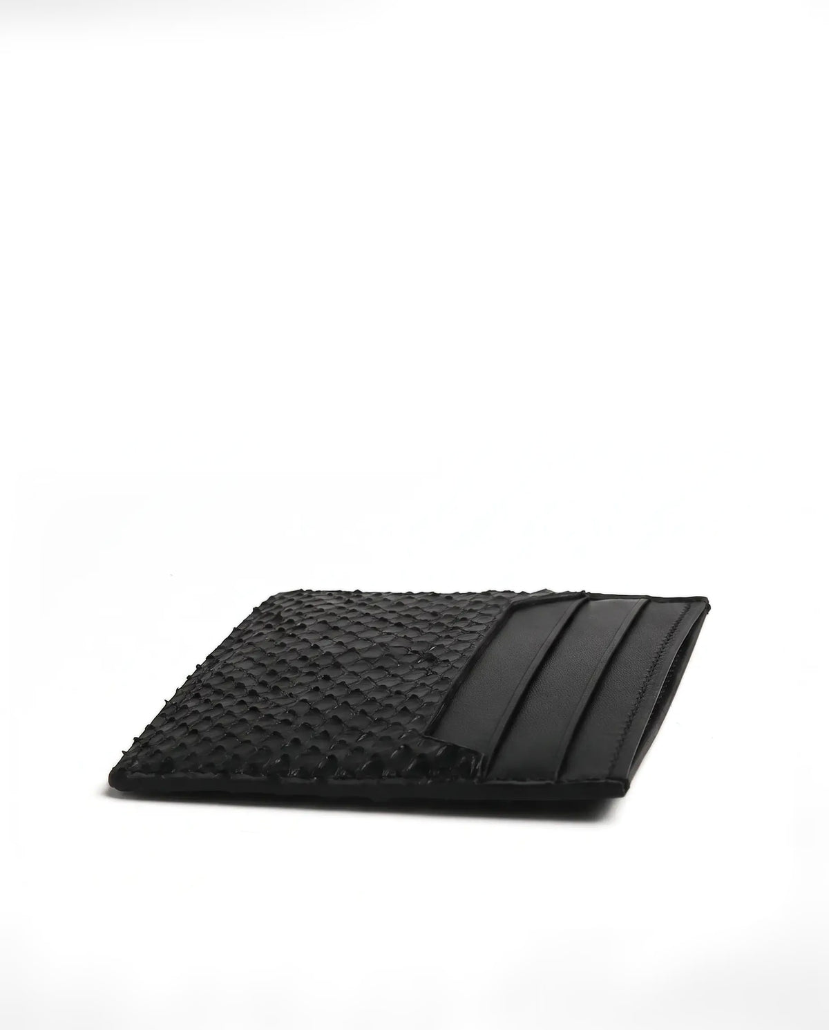 Black Python Cardholder