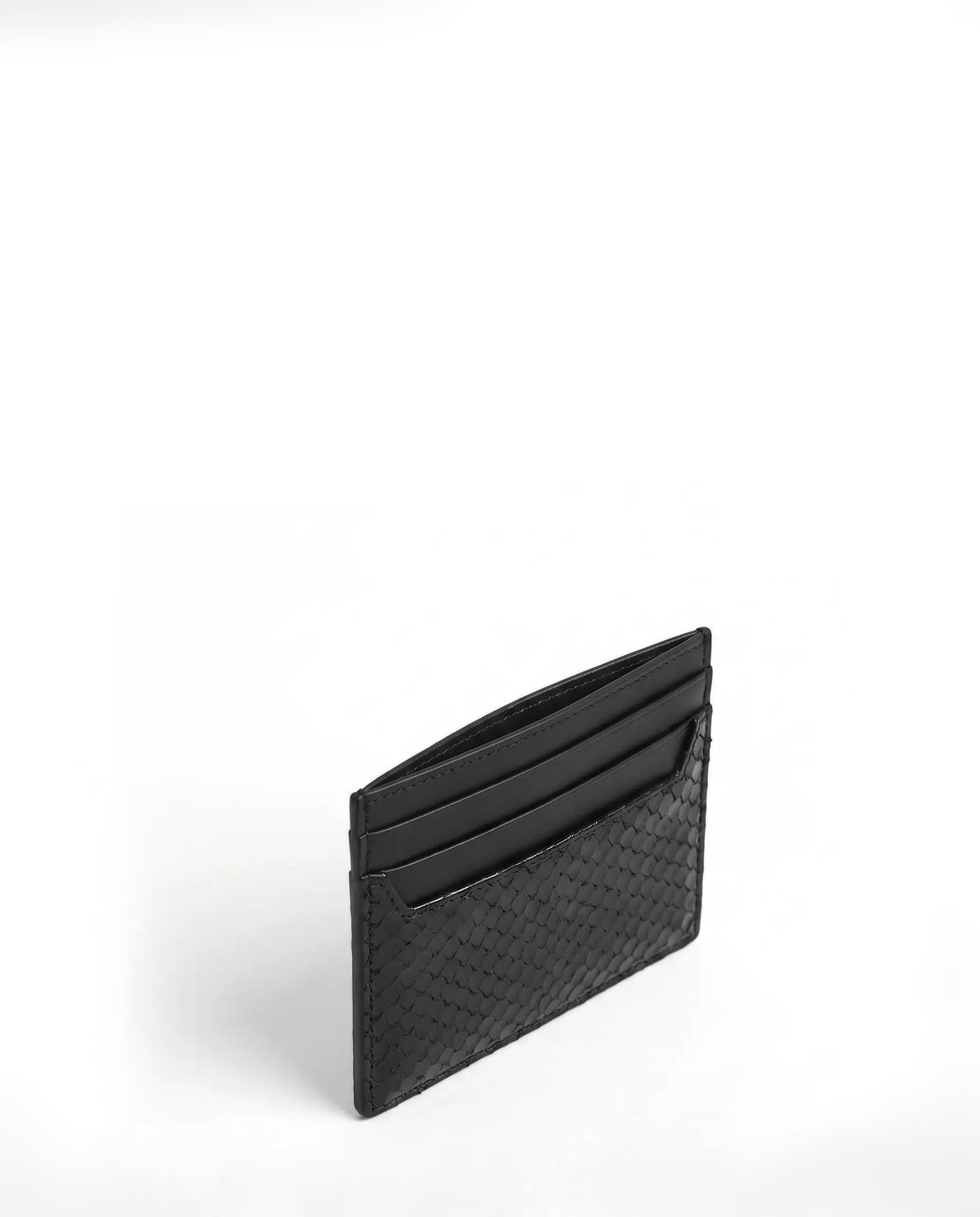 Black Python Cardholder